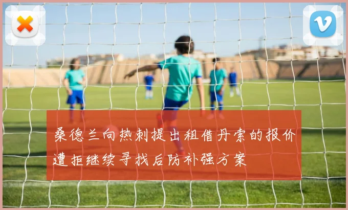 桑德兰向热刺提出租借丹索的报价遭拒继续寻找后防补强方案